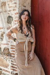 Blusa Chaleco Perla - Color Nude