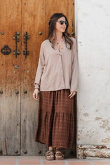 Blusa Lira - Color Kaki