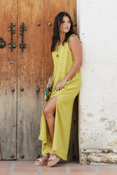 Vestido Gitana - Verde Pistacho