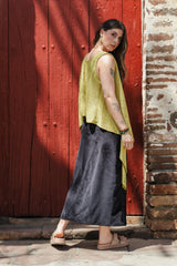 Blusa Chaleco Perla - Verde Pistacho