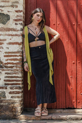 Blusa Chaleco Perla - Verde Pistacho