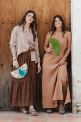 Vestido Lupe - Avellana