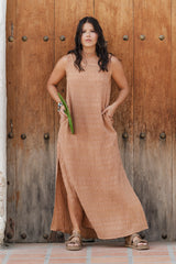 Vestido Lupe - Avellana