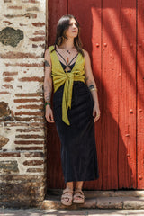 Blusa Chaleco Perla - Verde Pistacho