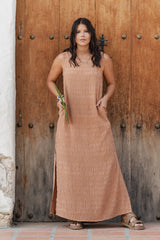 Vestido Lupe - Avellana