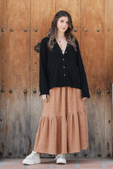 Falda Larga Inspiración - Avellana