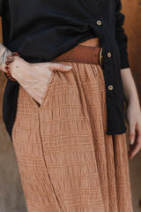 Falda Larga Inspiración - Avellana