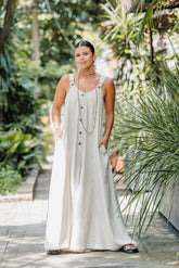 Enterizo BOTA Campana - Lino Semilla