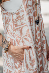 Enterizo BOTA Campana - Lino Print Salmón