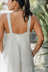 Enterizo BOTA Campana - Lino Semilla