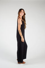 Enterizo Étnica Manga Sisa - Negro