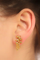 Aretes de helecho / naturaleza Brezo