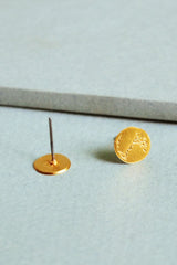 Topos Dorados - Aretes Jiipada Piedra