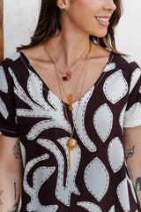 Vestido Alma multi cuello en V o redondo - Amara