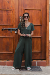 Enterizo Alma con mangas - Verde Militar
