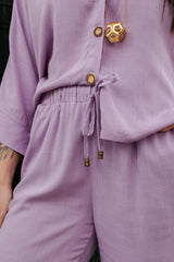 Pantalón Margaret con bolsillos - Lila