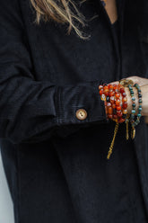 Chaqueta Oversize Corduroy- Negro