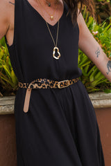 Enterizo Bahía Chalis sin mangas bota amplia - Color Negro