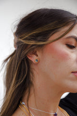 Aretes Drusa de Ágata