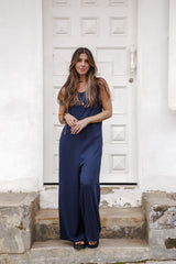 Enterizo Étnica manga sisa - Azul oscuro