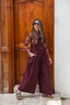 Overall Étnica corduroy sin mangas - Uva