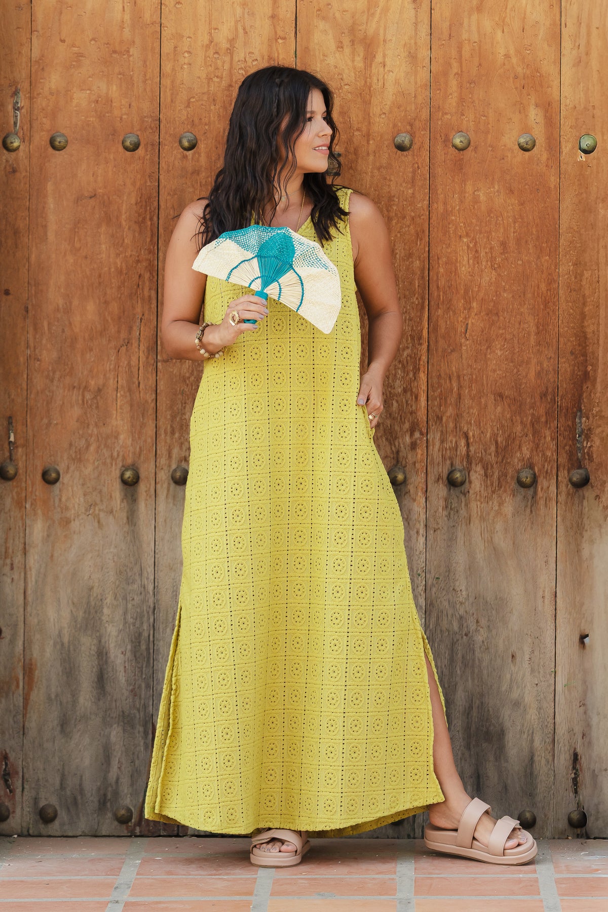 Vestido Gitana - Verde Pistacho