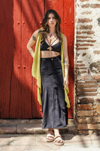 Blusa Chaleco Perla - Verde Pistacho