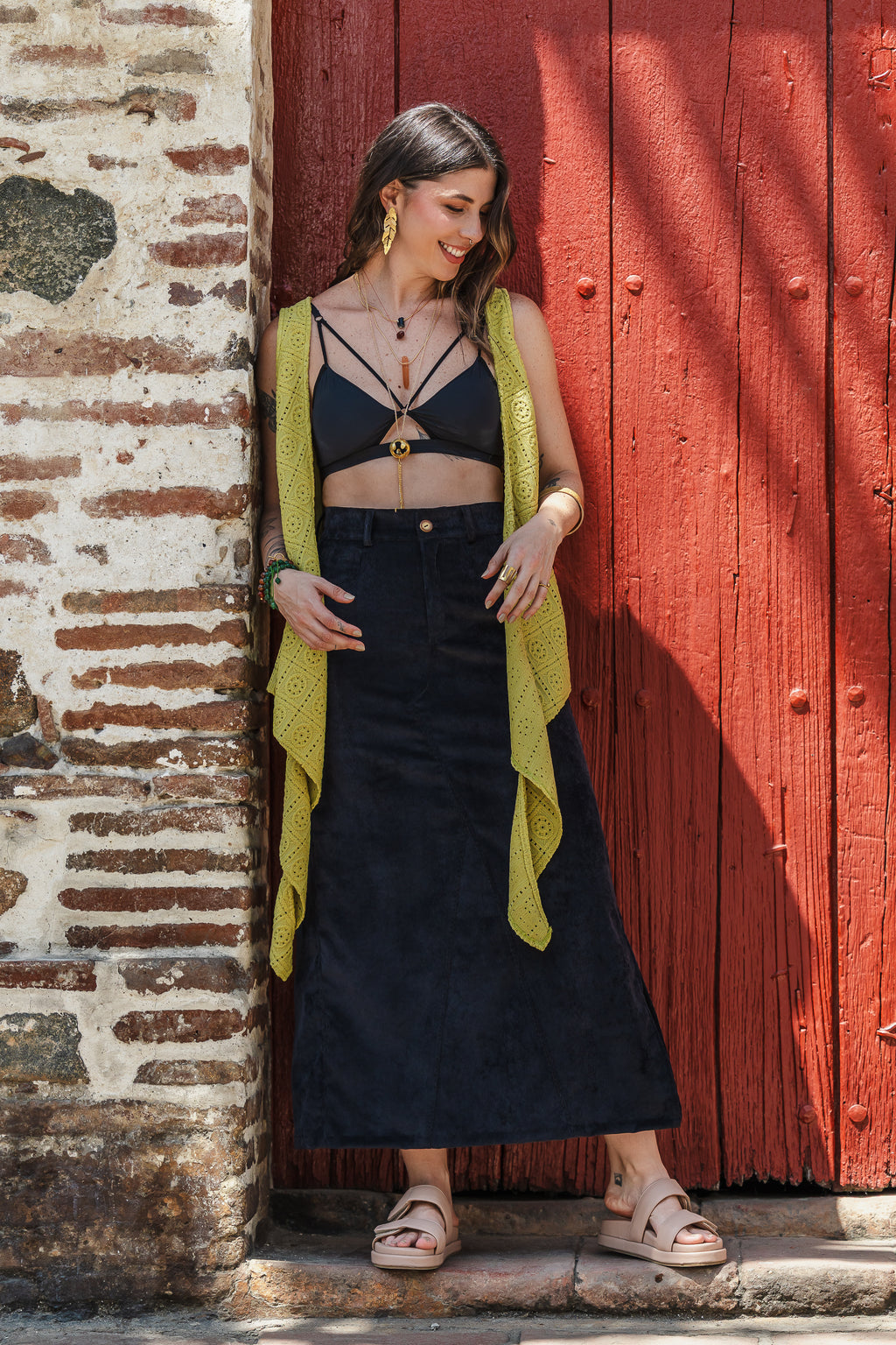 Blusa Chaleco Perla - Verde Pistacho
