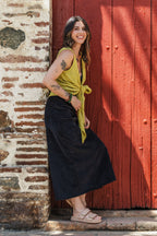 Blusa Chaleco Perla - Verde Pistacho