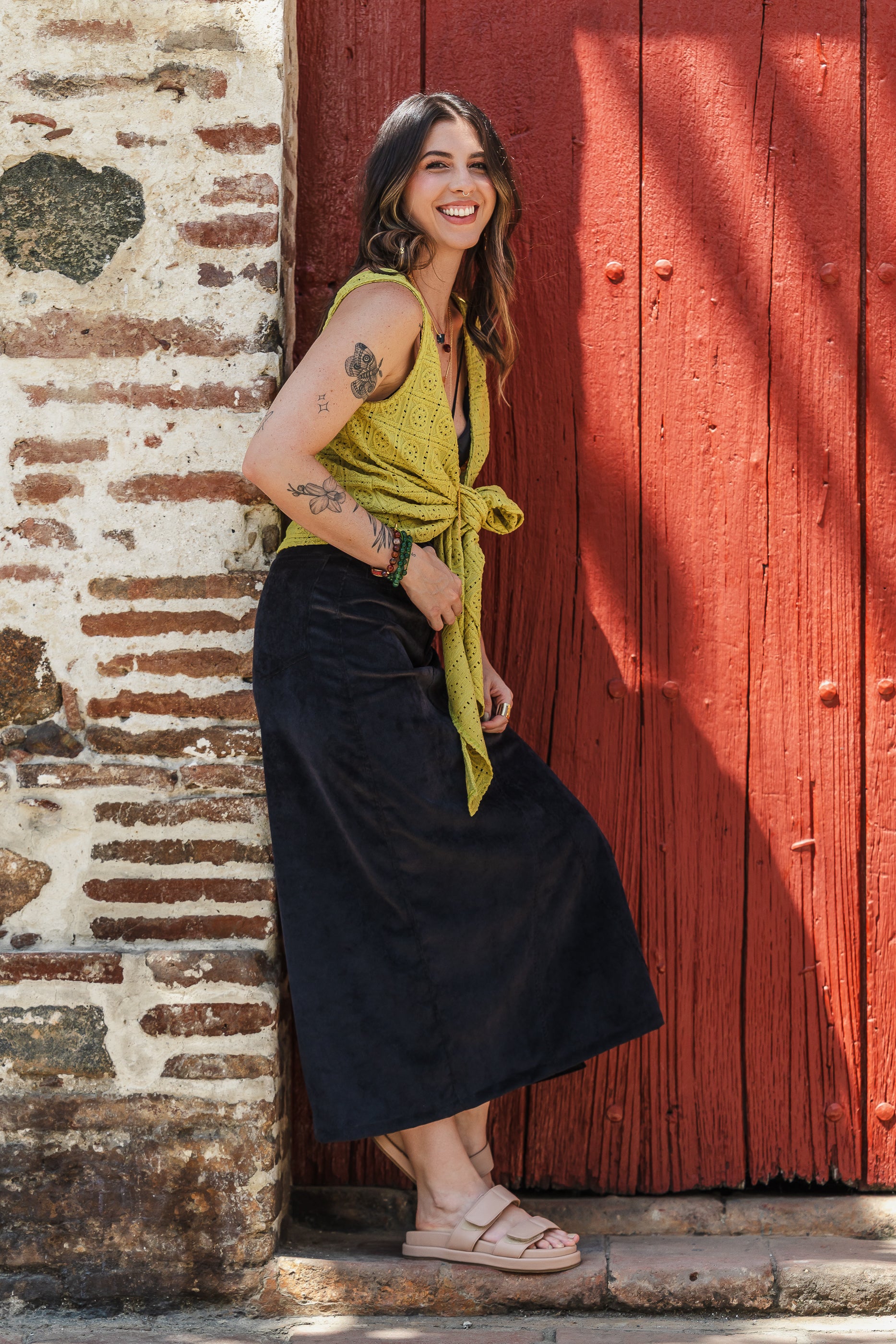 Blusa Chaleco Perla - Verde Pistacho