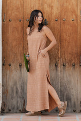 Vestido Lupe - Avellana