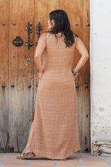 Vestido Lupe - Avellana