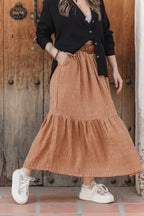 Falda Larga Inspiración - Avellana