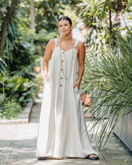 Enterizo BOTA Campana - Lino Semilla