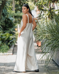 Enterizo BOTA Campana - Lino Semilla