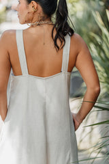 Enterizo BOTA Campana - Lino Semilla