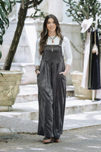 Overall Étnica corduroy sin mangas - Gris Plutón