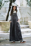 Overall Étnica corduroy sin mangas - Gris Plutón