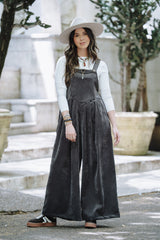 Overall Étnica corduroy sin mangas - Gris Plutón