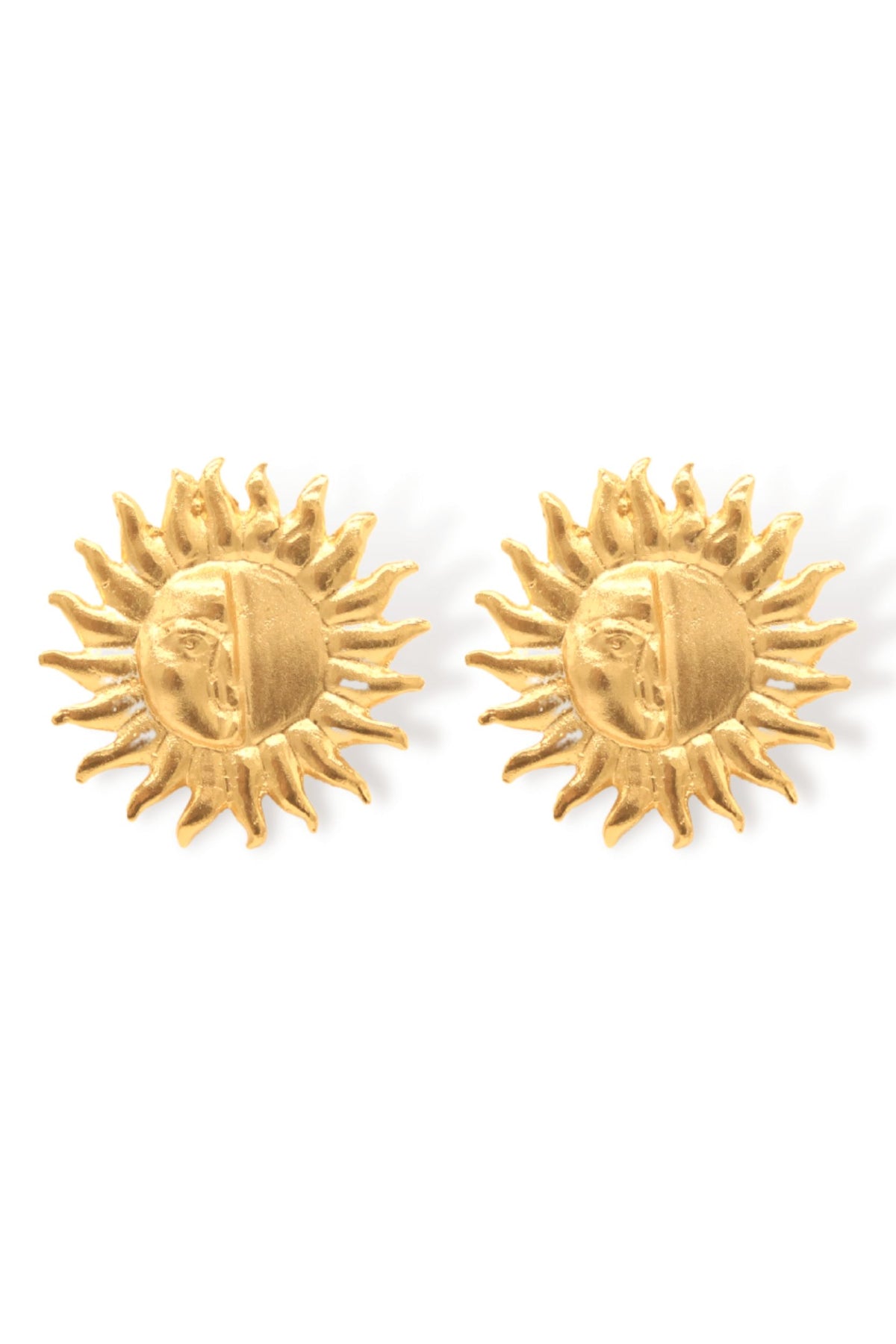 Aretes de Sol Media Cara