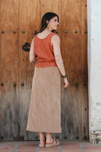 Blusa Chaleco Perla - Terracota