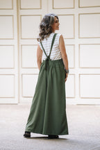 Overall Roma largo con bolsillos - Verde Militar