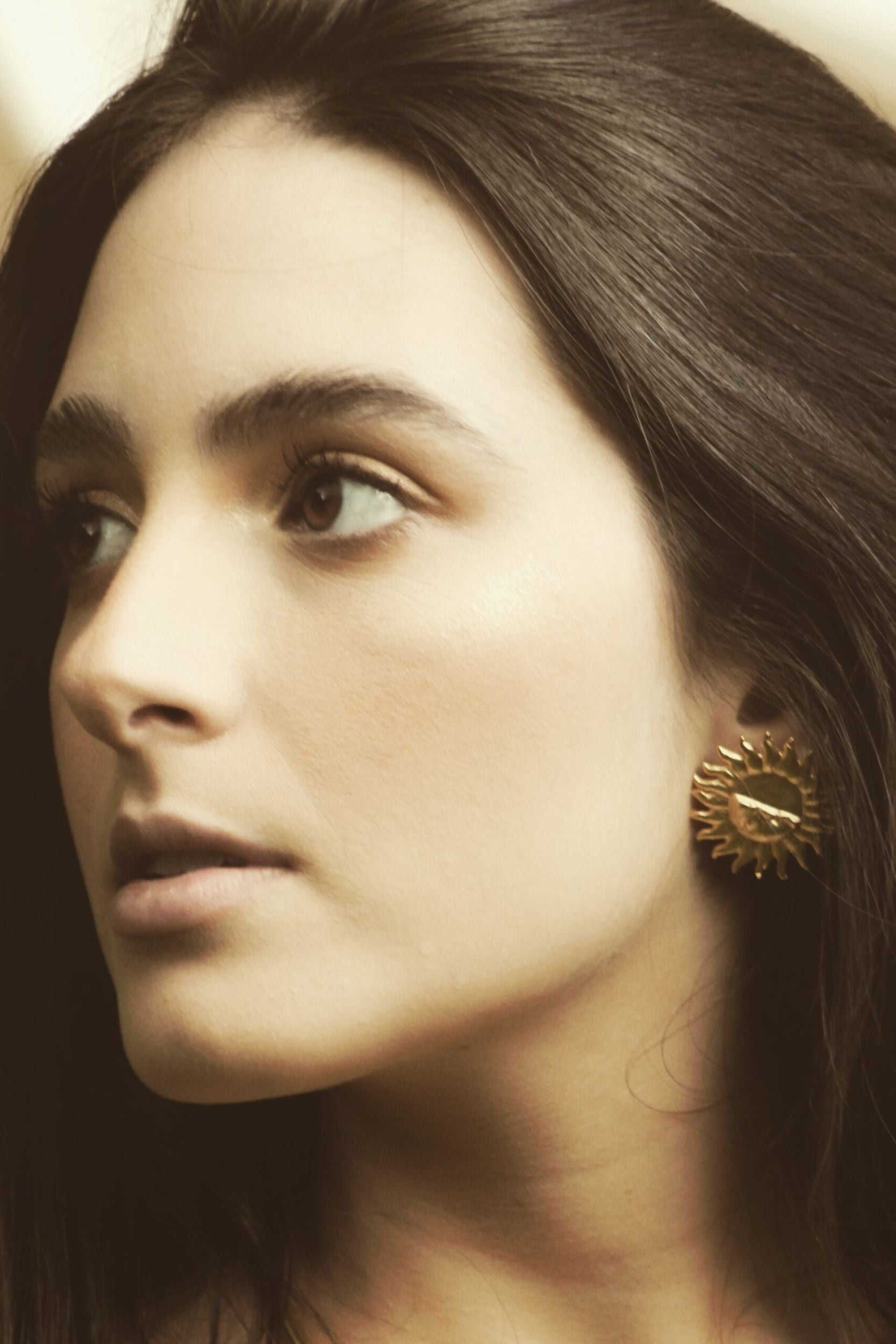 Aretes de Sol Media Cara