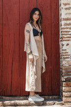 Blusa Chaleco Perla - Color Nude