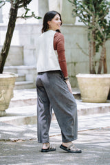 Pantalón Baggy Corduroy - Gris Plutón
