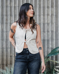 Chaleco tambo - Color Crudo