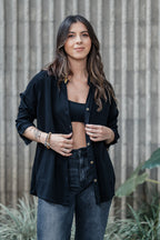 Sobrepuesto / Blusa Lira - Color Negro