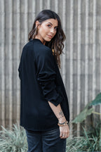 Sobrepuesto / Blusa Lira - Color Negro