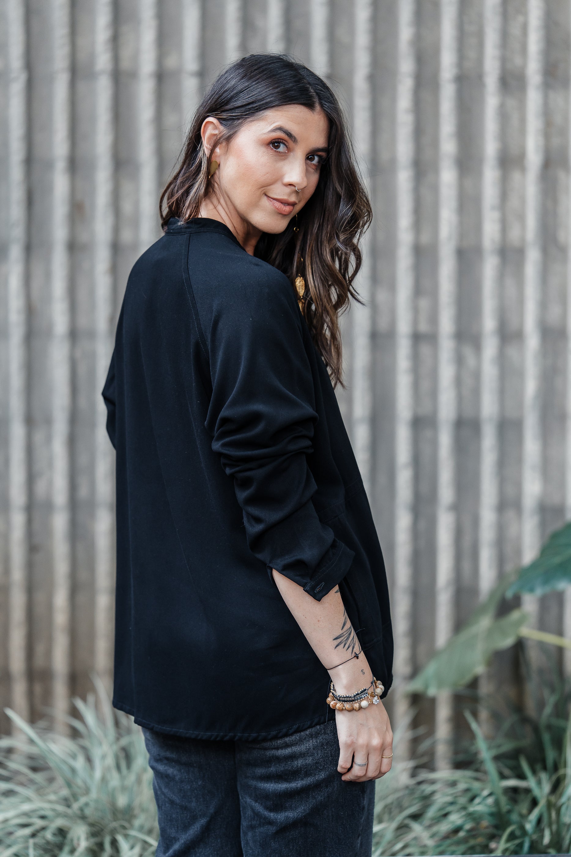 Sobrepuesto / Blusa Lira - Color Negro