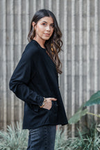 Sobrepuesto / Blusa Lira - Color Negro